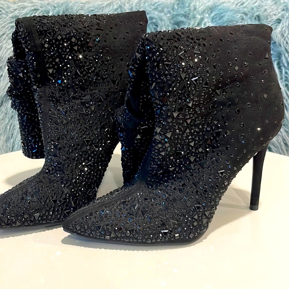 Jessica Simpson Slouchy Rhinestone Boots